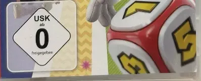Super Mario Party, the USK square on its front