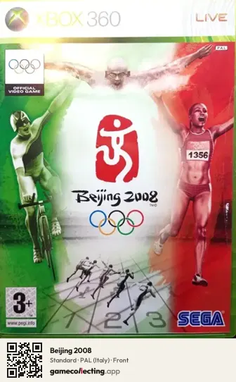 Beijing 2008 Xbox 360, Italy box front