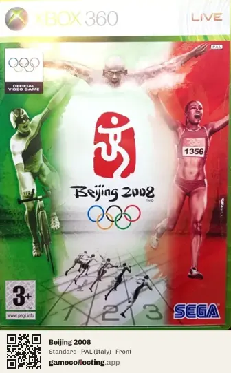 Beijing 2008 Xbox 360, Italy box front