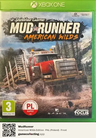 MudRunner Xbox One, Poland box front