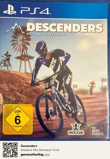 Descenders PlayStation 4, Germany box front