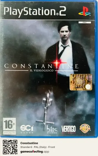 Constantine PlayStation 2, Italy box front