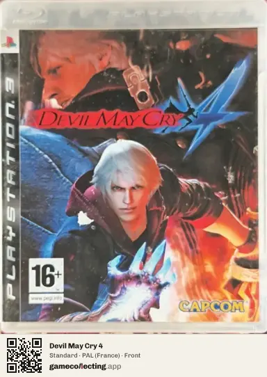 Devil May Cry 4 PlayStation 3, France box front