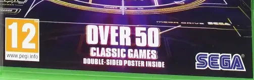Sega Genesis Classics, the PEGI square on its front