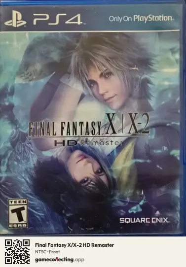 Final Fantasy X/X-2 HD Remaster PlayStation 4, NTSC box front