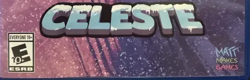 Celeste, the ESRB box on its front