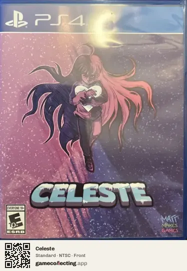 Celeste PlayStation 4, NTSC box front