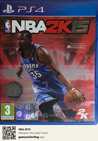 NBA 2K15 PlayStation 4, Italy box front