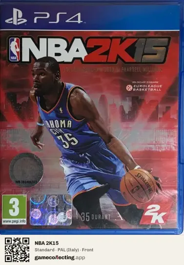 NBA 2K15 PlayStation 4, Italy box front