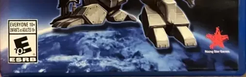 Assault Suit Leynos, the ESRB box on its front