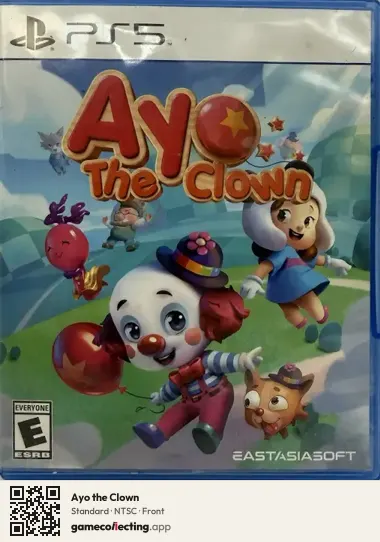 Ayo the Clown PlayStation 5, NTSC box front