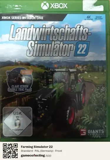 Farming Simulator 22 Xbox Series X, Germany box front