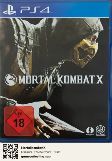 Mortal Kombat X PlayStation 4, Germany box front