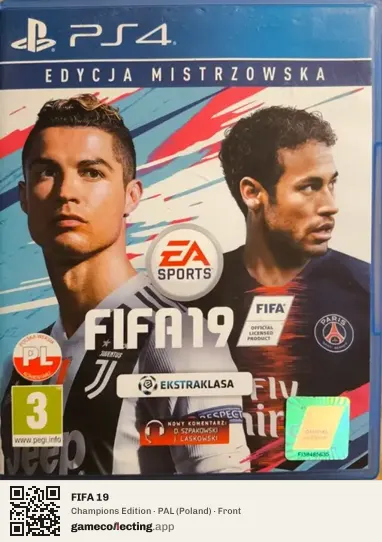 FIFA 19 PlayStation 4, Poland box front