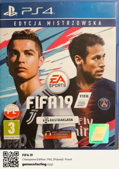 FIFA 19 PlayStation 4, Poland box front