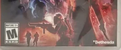 Wolfenstein: Youngblood, the ESRB box on its front