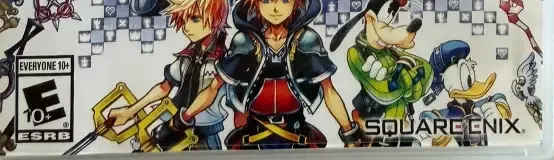 Kingdom Hearts: HD 2.5 Remix, the ESRB box on its front