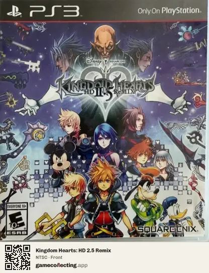 Kingdom Hearts: HD 2.5 Remix PlayStation 3, NTSC box front