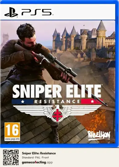 Sniper Elite: Resistance PlayStation 5, PAL box front