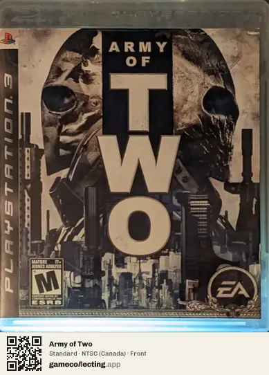 Army of Two PlayStation 3, Canada box front