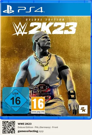 WWE 2K23 PlayStation 4, Germany box front