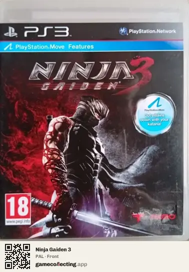 Ninja Gaiden 3 PlayStation 3, PAL box front