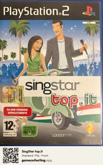 SingStar top.it PlayStation 2, PAL box front