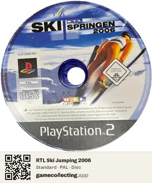 RTL Ski Jumping 2006 PlayStation 2, PAL disc
