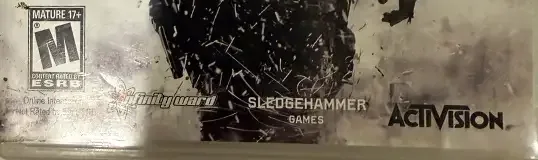 Call of Duty: Modern Warfare 3, the ESRB box on its front