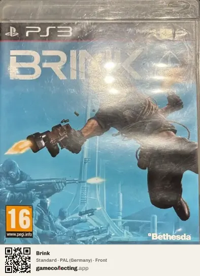 Brink PlayStation 3, Germany box front