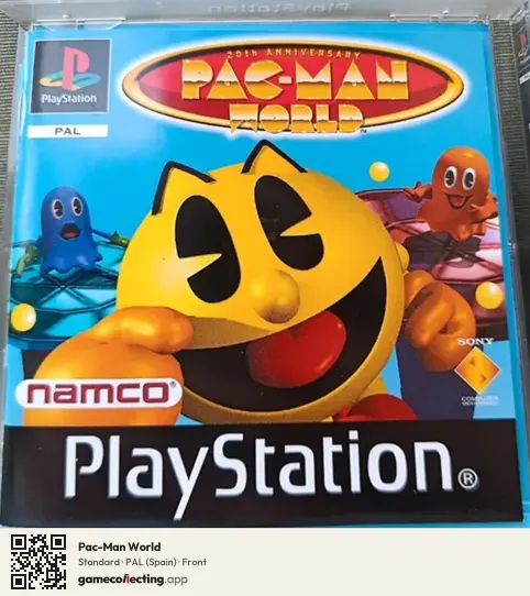 Pac-Man World PlayStation, Spain box front