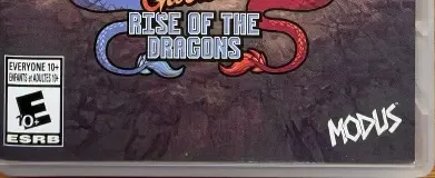 Double Dragon Gaiden: Rise of the Dragons, the ESRB box on its front