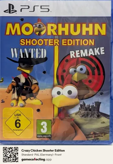 Crazy Chicken Shooter Edition PlayStation 5, Germany box front