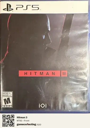 Hitman 3 PlayStation 5, NTSC box front
