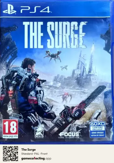 The Surge PlayStation 4, PAL box front