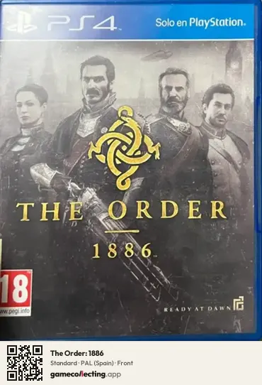 The Order: 1886 PlayStation 4, Spain box front