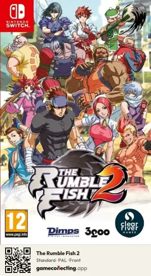 The Rumble Fish 2 Nintendo Switch, PAL box front