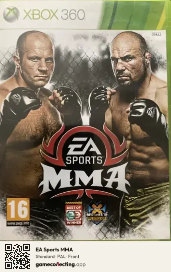 EA Sports MMA Xbox 360, PAL box front