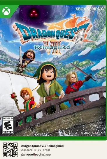 Dragon Quest VII Reimagined Xbox Series X, NTSC box front
