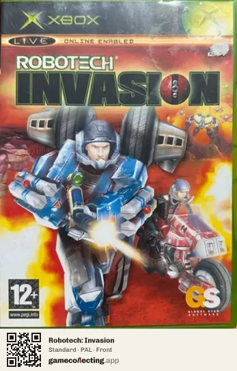 Robotech: Invasion Xbox, PAL box front