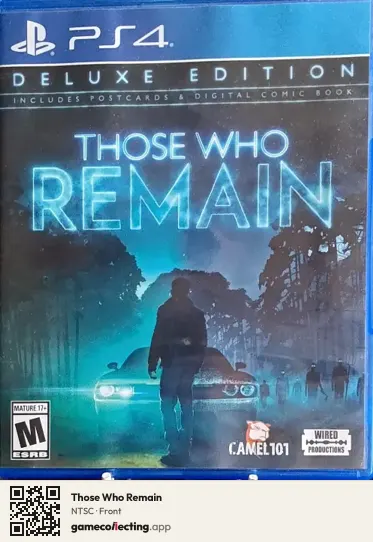 Those Who Remain PlayStation 4, NTSC box front