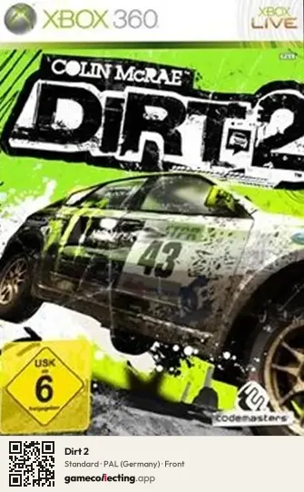Dirt 2 Xbox 360, Germany box front