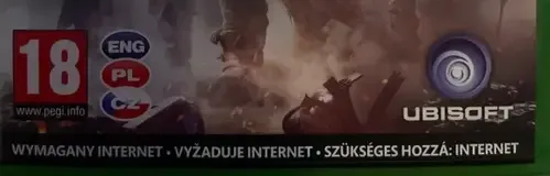 For Honor, the PEGI square on its front