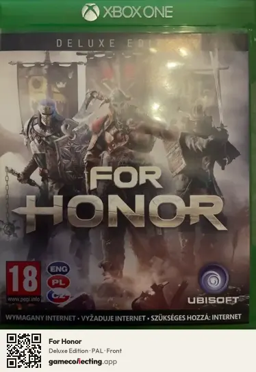 For Honor Xbox One, PAL box front