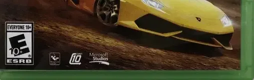 Forza Horizon 2, the ESRB box on its front