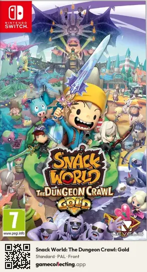 Snack World: The Dungeon Crawl: Gold Nintendo Switch, PAL box front