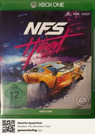 Need for Speed Heat Xbox One, Germany box front