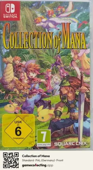 Collection of Mana Nintendo Switch, Germany box front