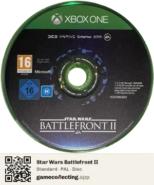 Star Wars Battlefront II Xbox One, PAL disc