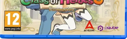 Class of Heroes 3 Remaster, the PEGI square on its front
